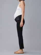 Patti Straight Maternity Vintage Jeans | Black Peached Raw