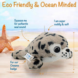 Sammy The 12" Stuffed Plush Toy w/ Authentic Animal Sounds