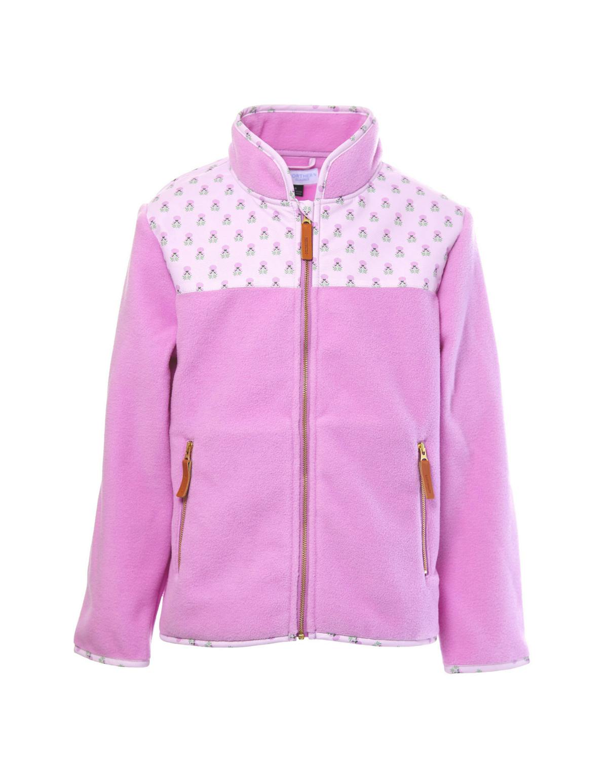 Women's Fleece Jacket in Pink Lavender