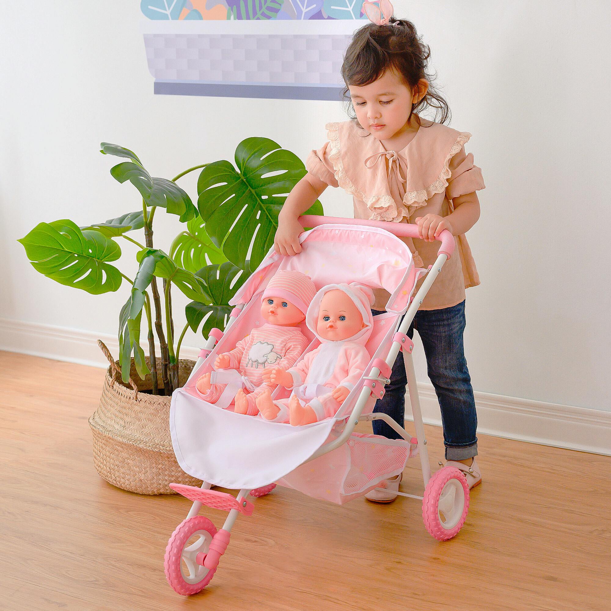 Stars Princess Deluxe Baby Doll Stroller