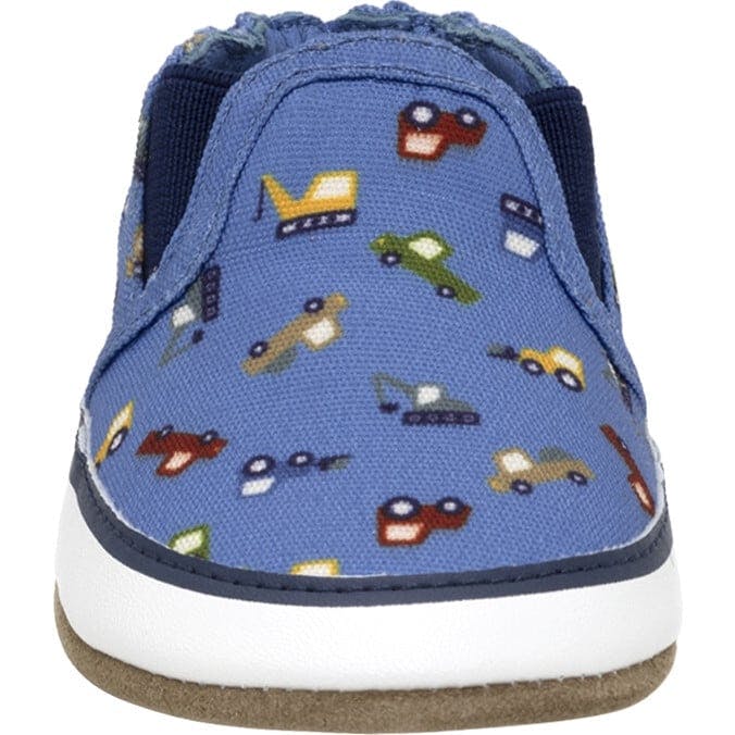 I Love Trucks Med Blue Soft Sole