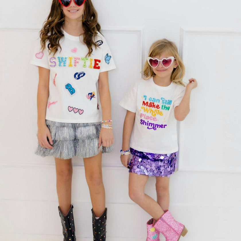 Shimmer Rainbow Gem Crystal T-shirt