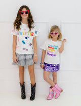 Shimmer Rainbow Gem Crystal T-shirt