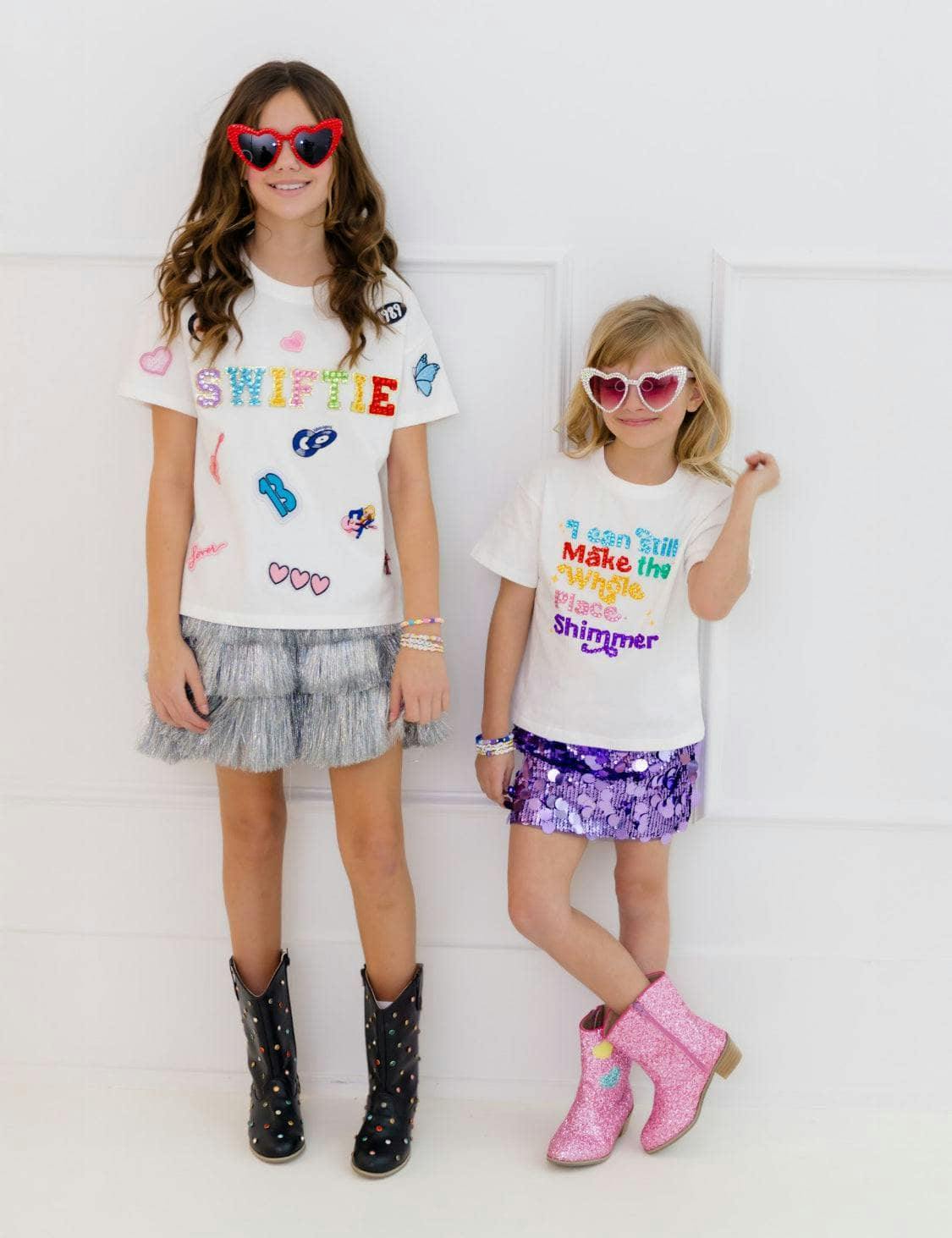 Shimmer Rainbow Gem Crystal T-shirt
