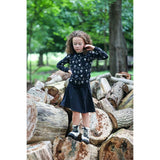 Girls Super Bubble Ribbed Crew Neck Sweater Top
