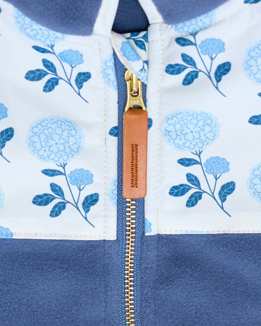 Kids Hydrangea Fleece Jacket