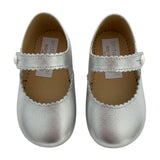 Emma Pre-Walker Baby Girl Shoes - Silver
