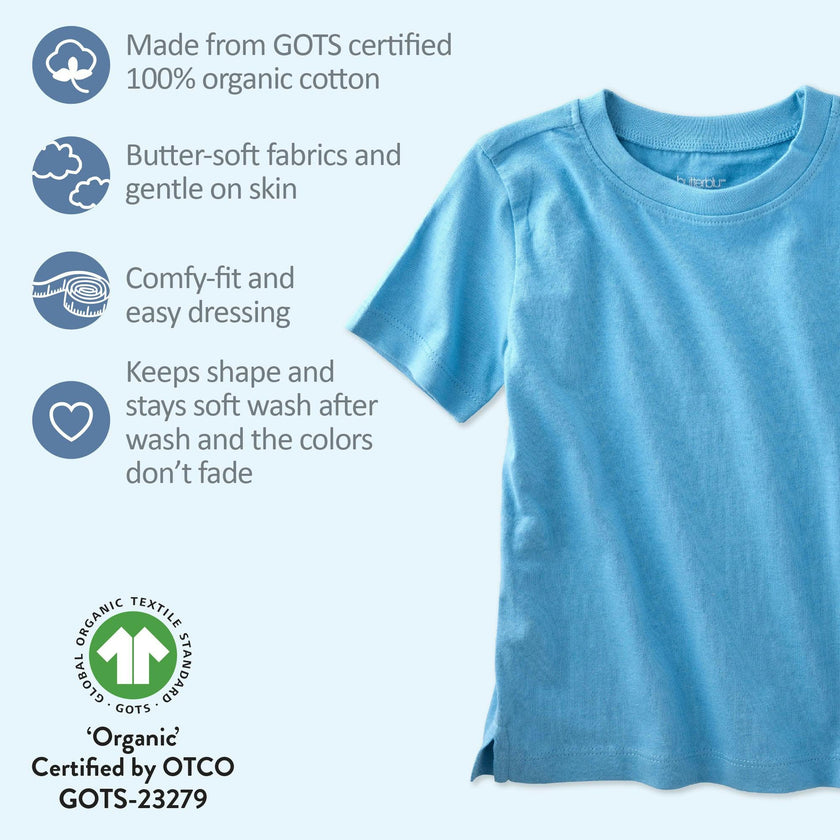 TAYLOR 10-Pack Toddler Short Sleeve T-Shirts