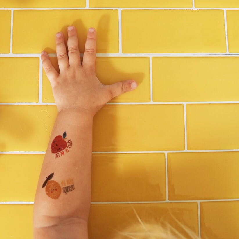 Little Chef Fruit and Veggie Temporary Tattoos