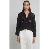 TASHA CROP JACKET | BLACK
