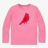 Kids long sleeve cardinal tee
