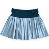 Pleated Court Skort, Blue