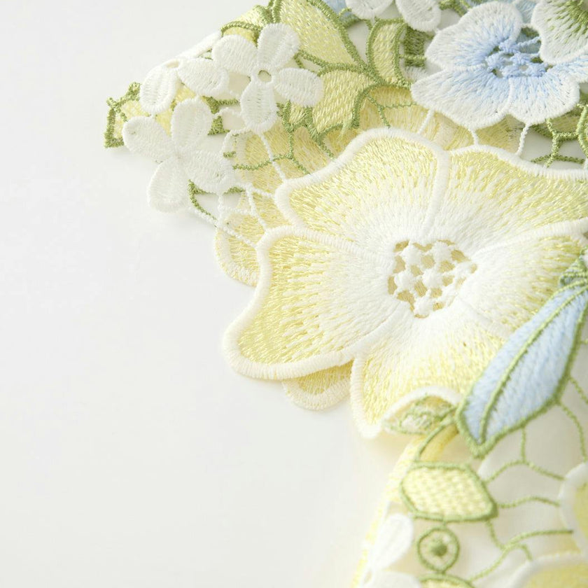Vienna Embroidered Mini Dress