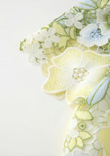 Vienna Embroidered Mini Dress