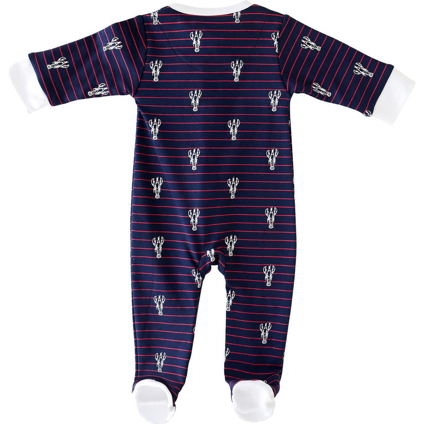 Lobster Stripe Footie