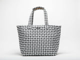 Black/White Gingham Large Metro Tote Deluxe