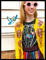 BIRDIE THE BLUE BIRD NECKLACE