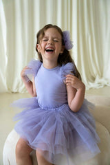 Purple Bloom Tutu Set