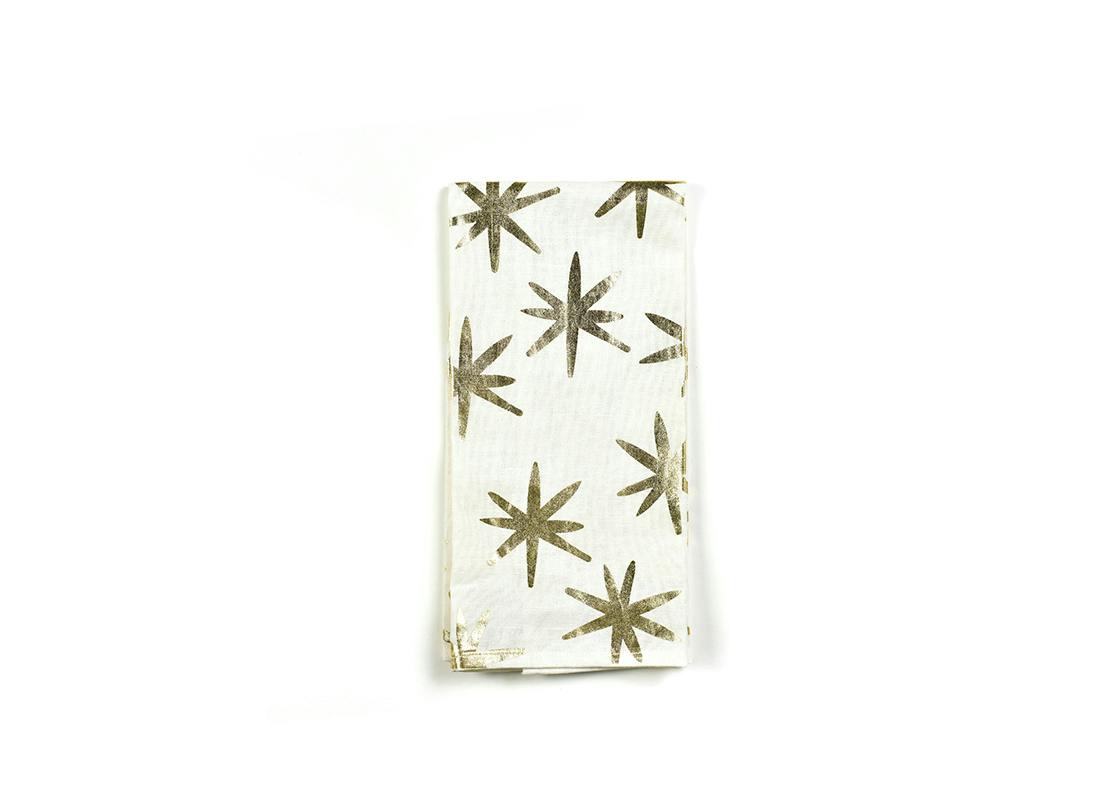 Large Gold Stars Hand Towel