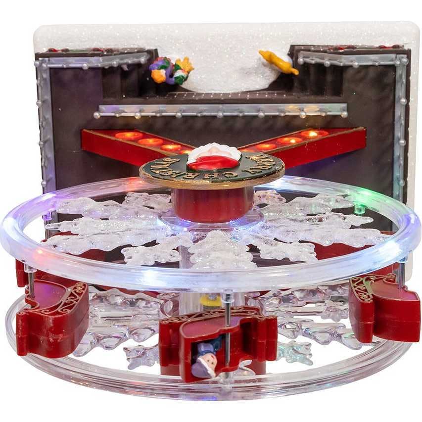 Battery Operated Musical Animated Santa Ferris Wheel