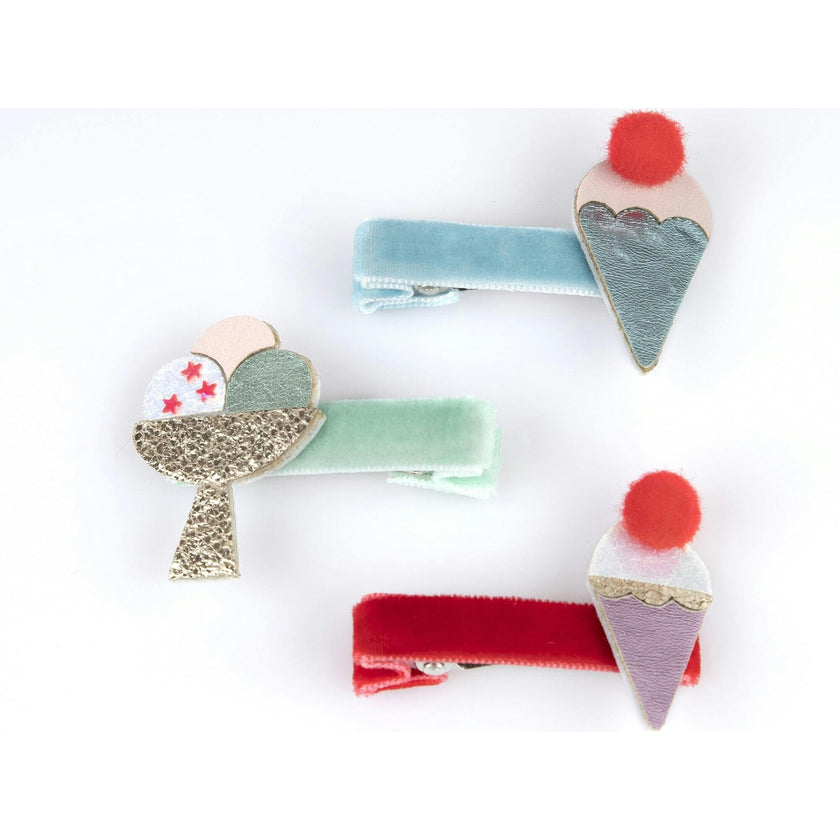 Ice Cream Hair Clips