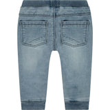 Cinched Cuffed Waist Denim Jogger