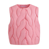 Pink Quilted Vest