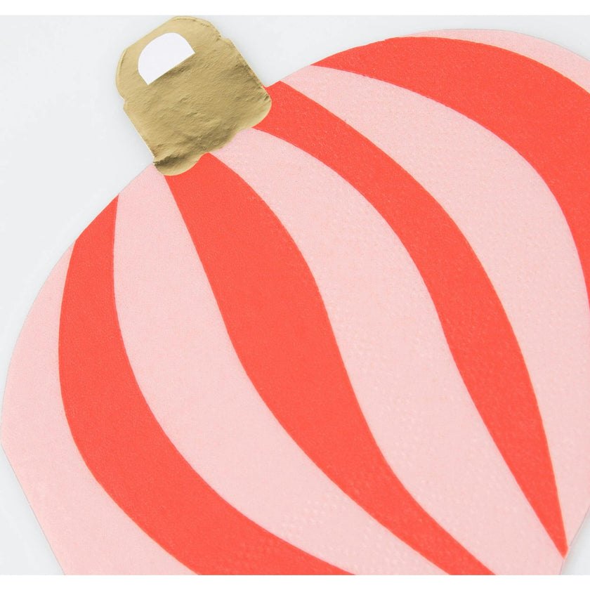 Striped Ornament Napkins