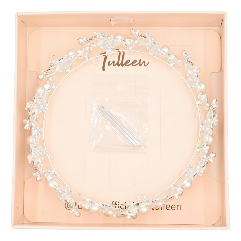 Crystal Pearl Floral Crown