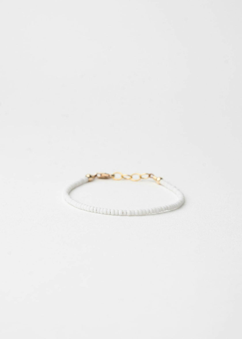 Basic White Bracelet
