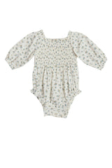 Baby Madeline Romper in Blue