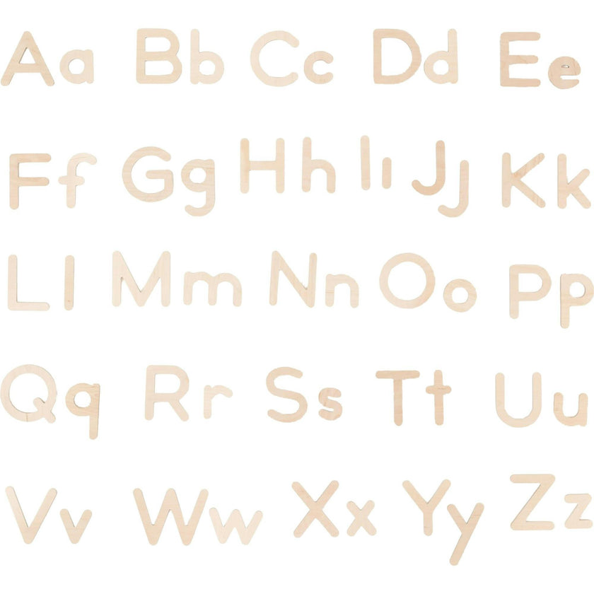Wooden Alphabet Letters