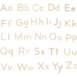 Wooden Alphabet Letters