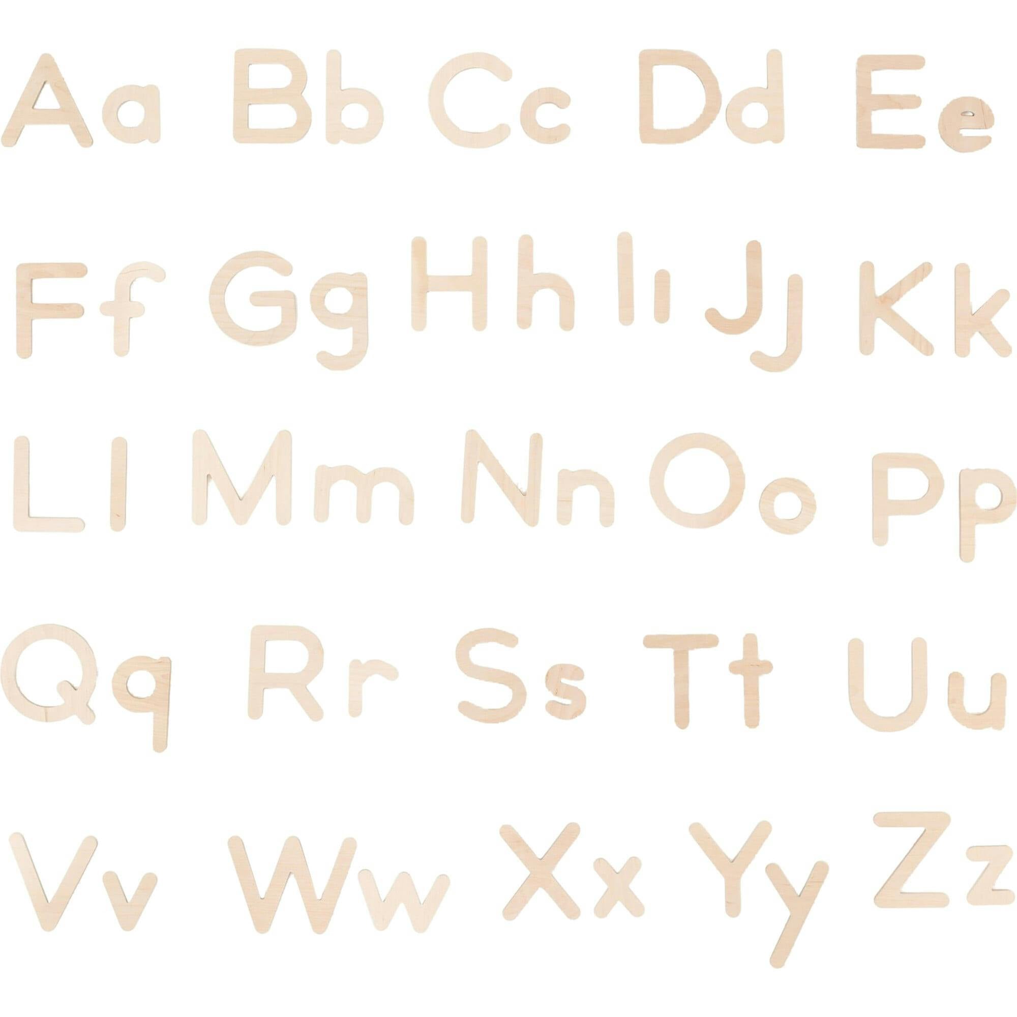 Wooden Alphabet Letters
