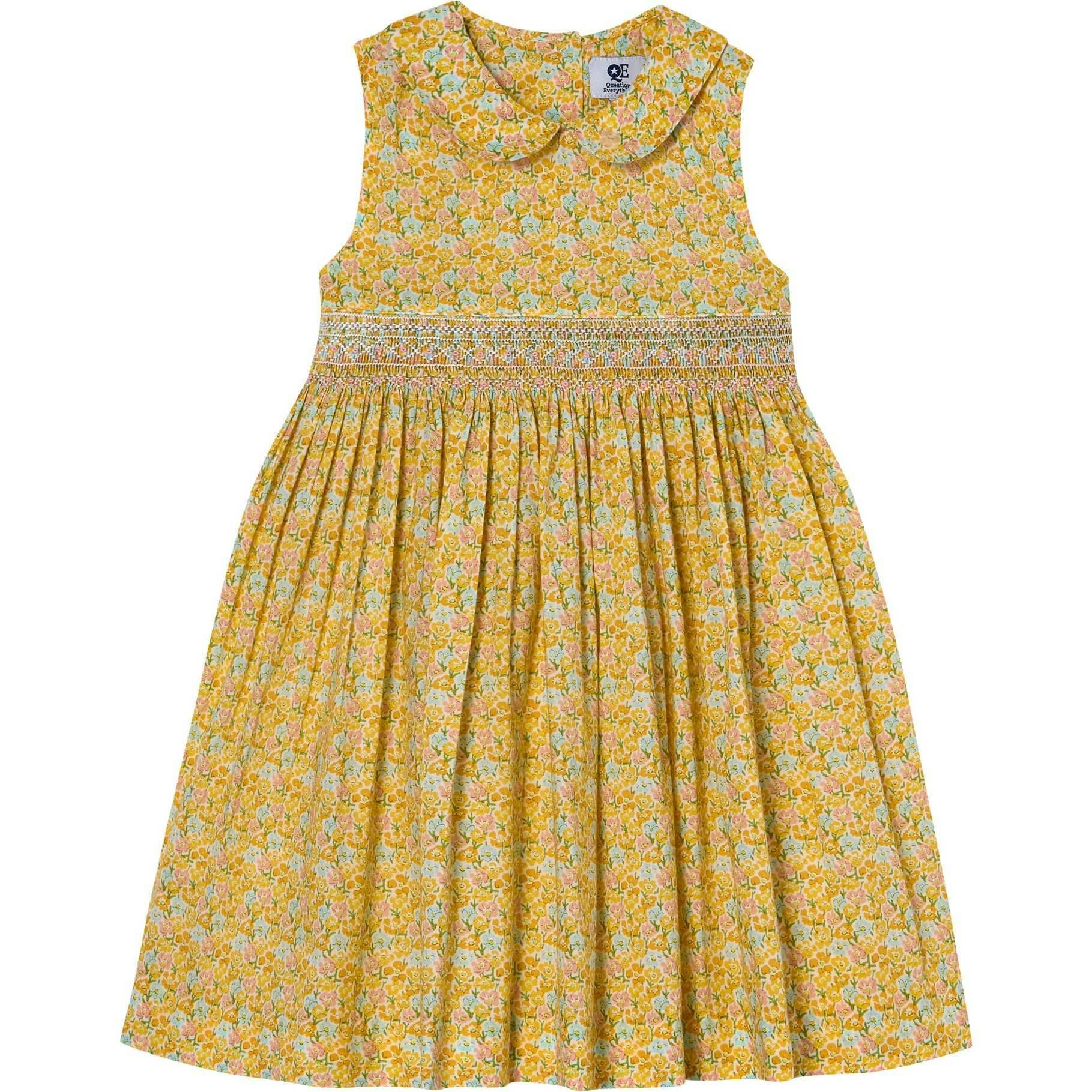 Hand-Smocked Girls Dress - Fernanda