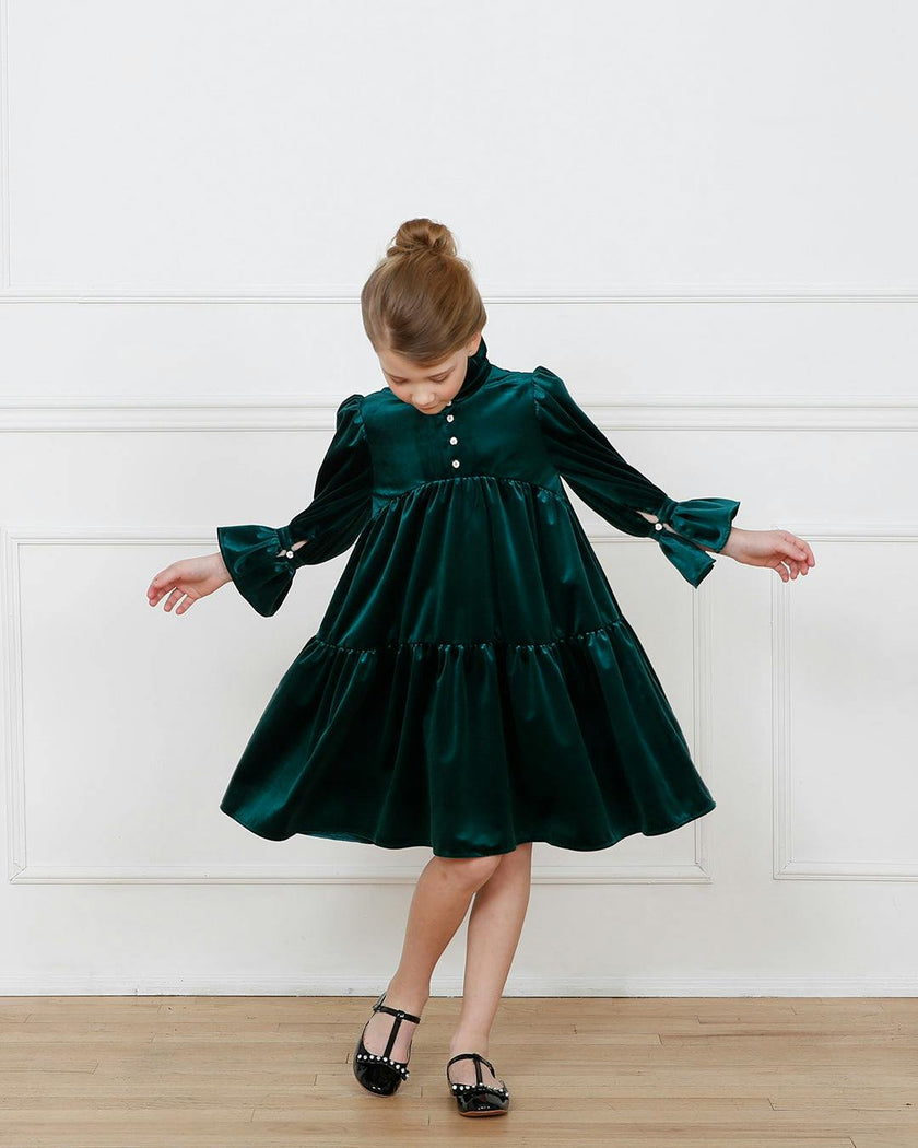 Evelyn dress (teal blue)