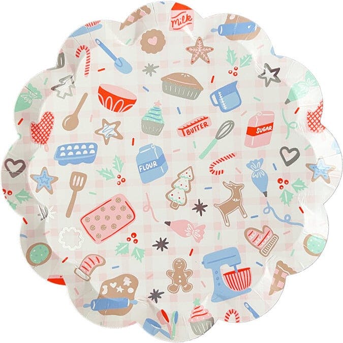 Baking Spirits Bright Scalloped Small Plates