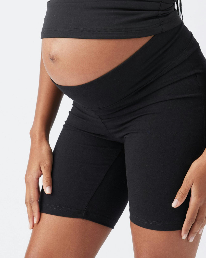 Organic Cotton Bike Short  Black