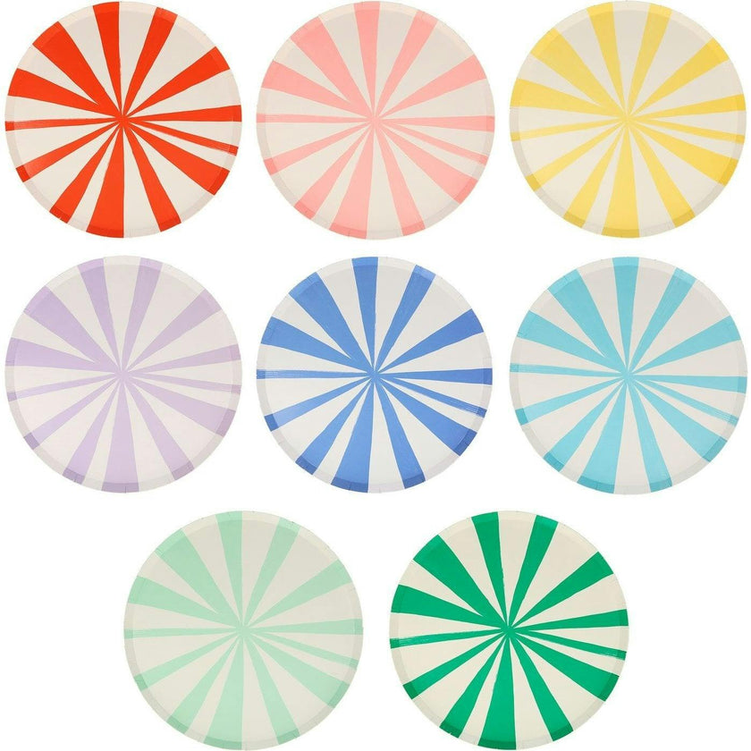 Mixed Stripe Side Plates
