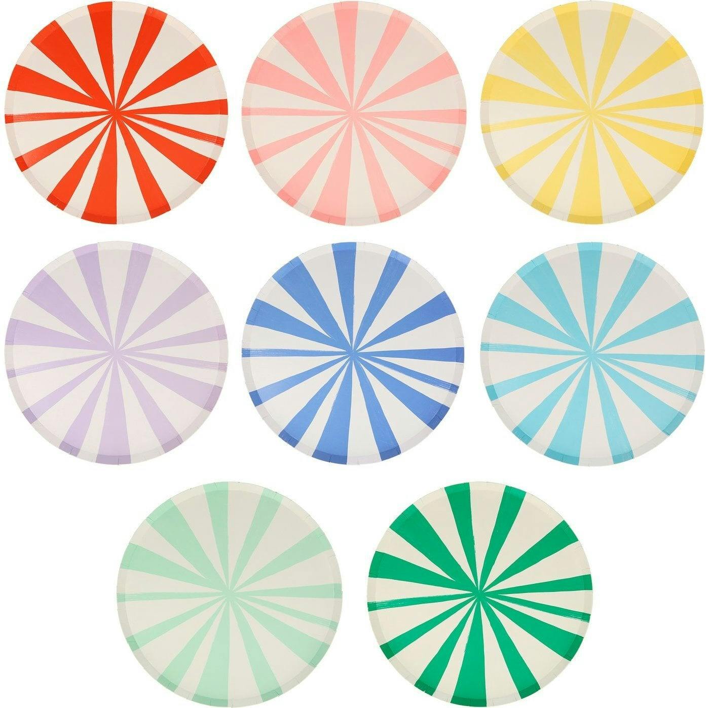 Mixed Stripe Side Plates