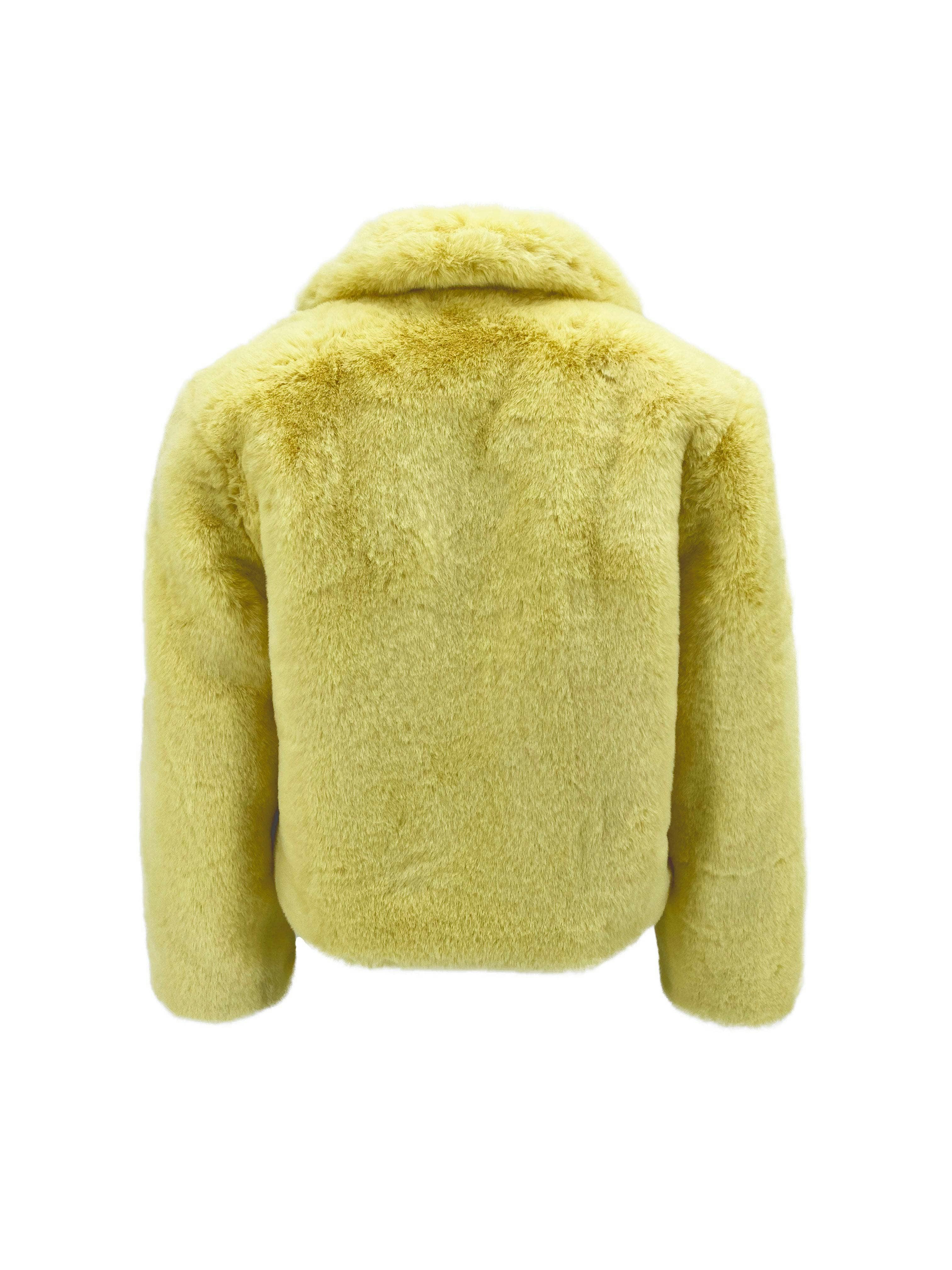 Little Miss Sunshine Faux Fur Jacket