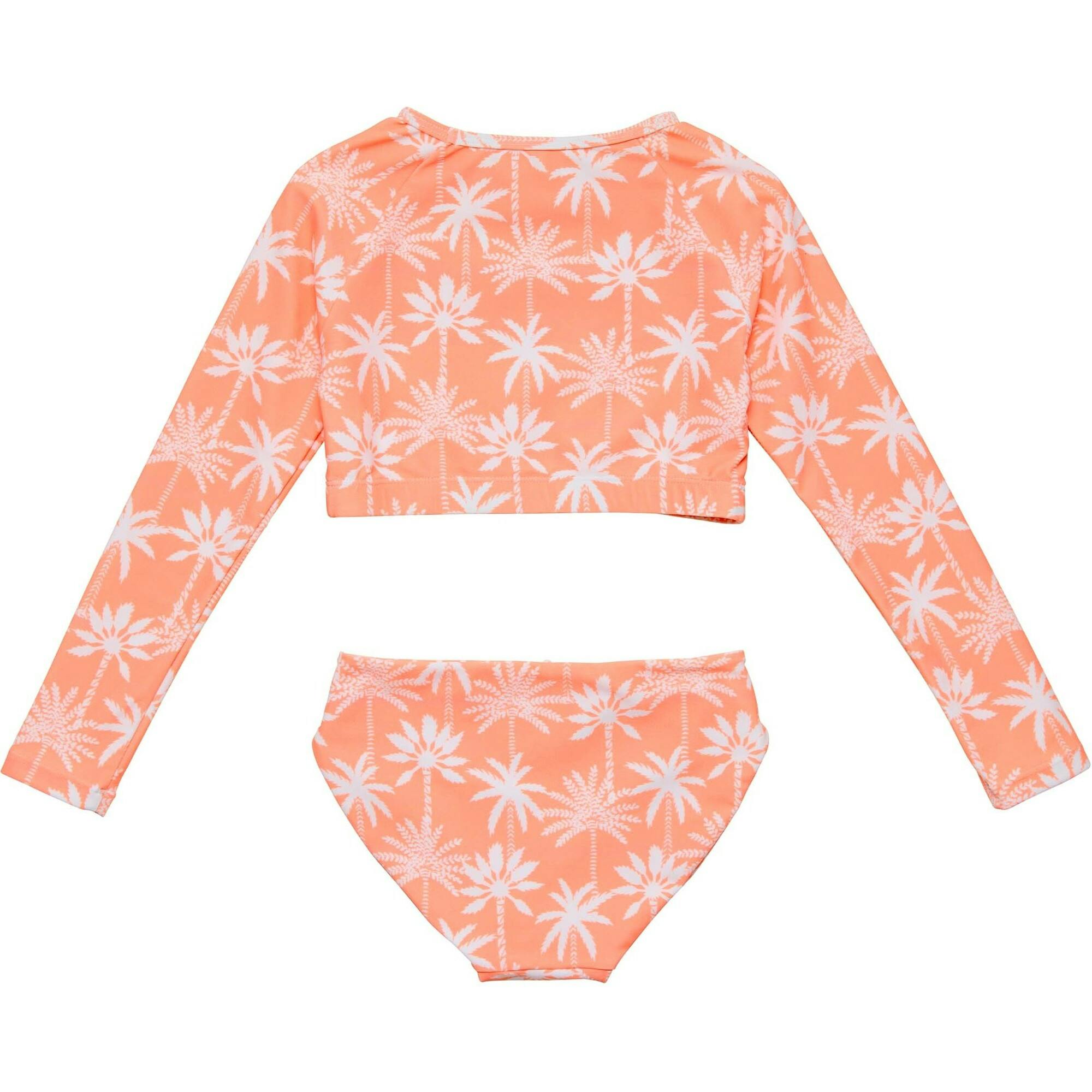 Cali Palms Recycled Crop LS Rash Set