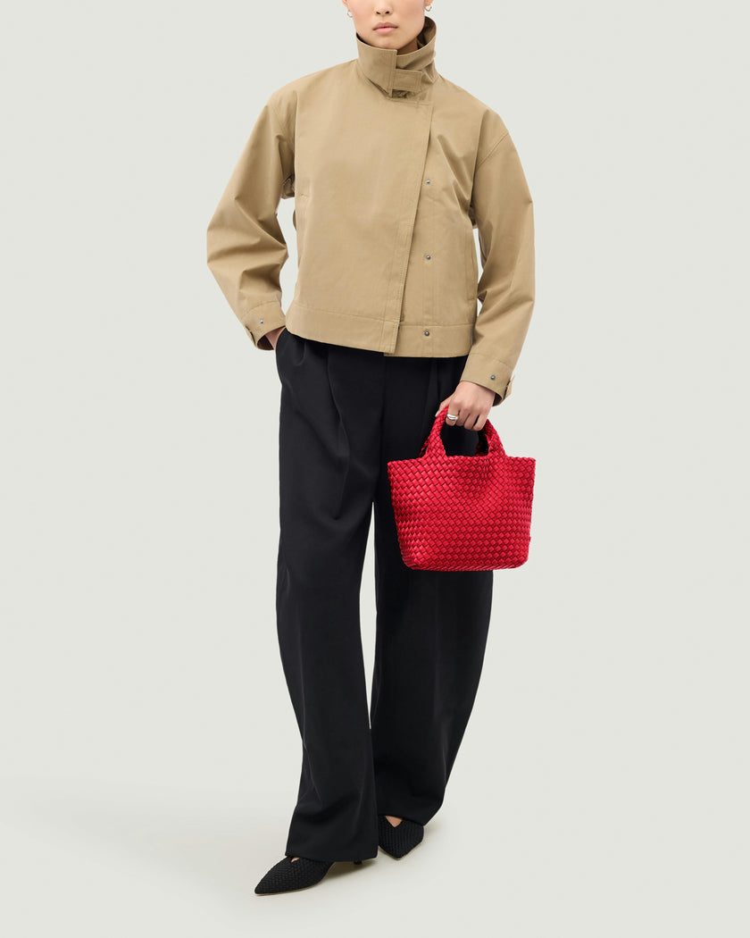 St. Barths Small Tote | Cerise