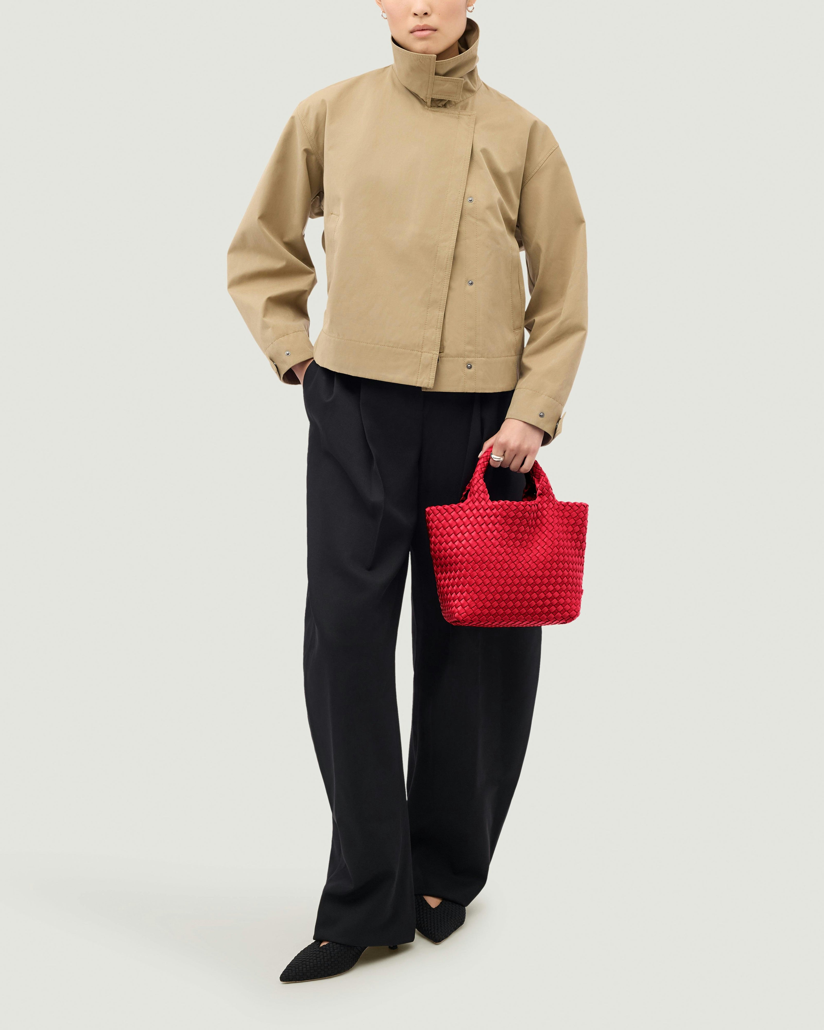 St. Barths Small Tote | Cerise