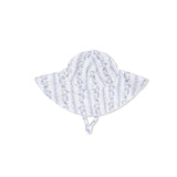 Kimberly Floral Stripe - Wide Brim Sun Hat