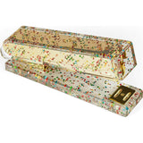Packed Party Confetti Party Acrylic Stapler - Clear Confetti-Injected Acrylic Stapler with Gold Hardware for Home School and Office Desks, 5.75x2.75 Inch
