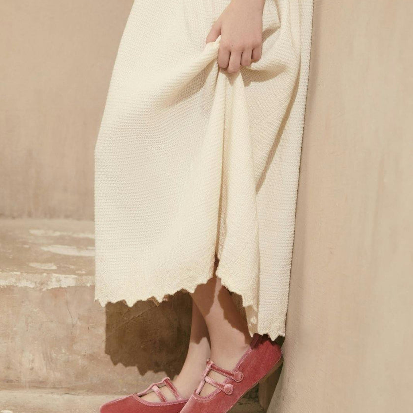 Florence Velvet Double Strap Mary Janes