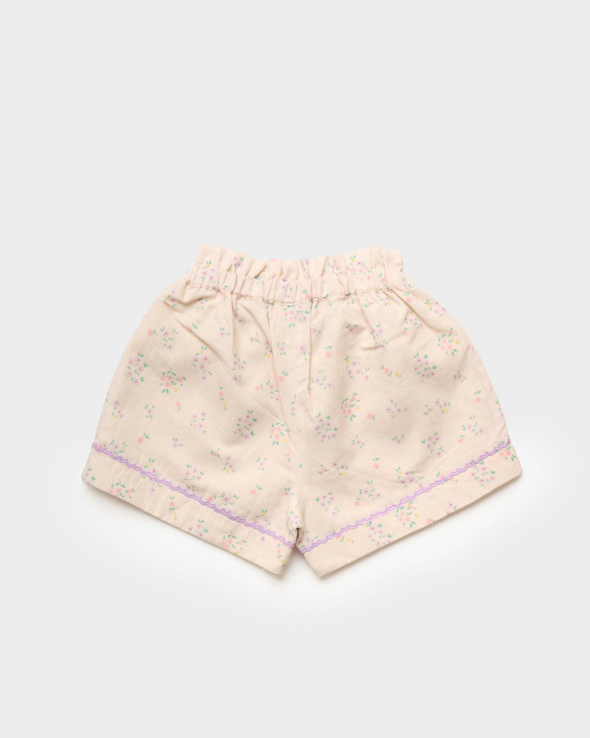 Roman Short - Painted Bouquet print