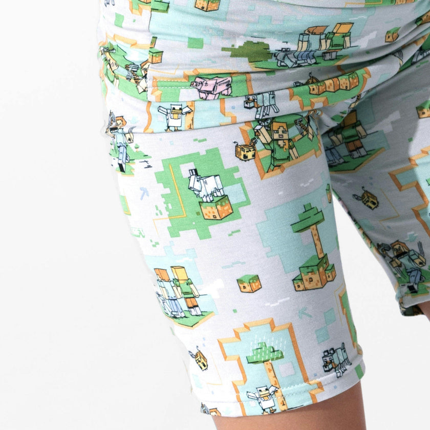 Minecraft: Overworld Dreams Bamboo Kids Pajama Short Set