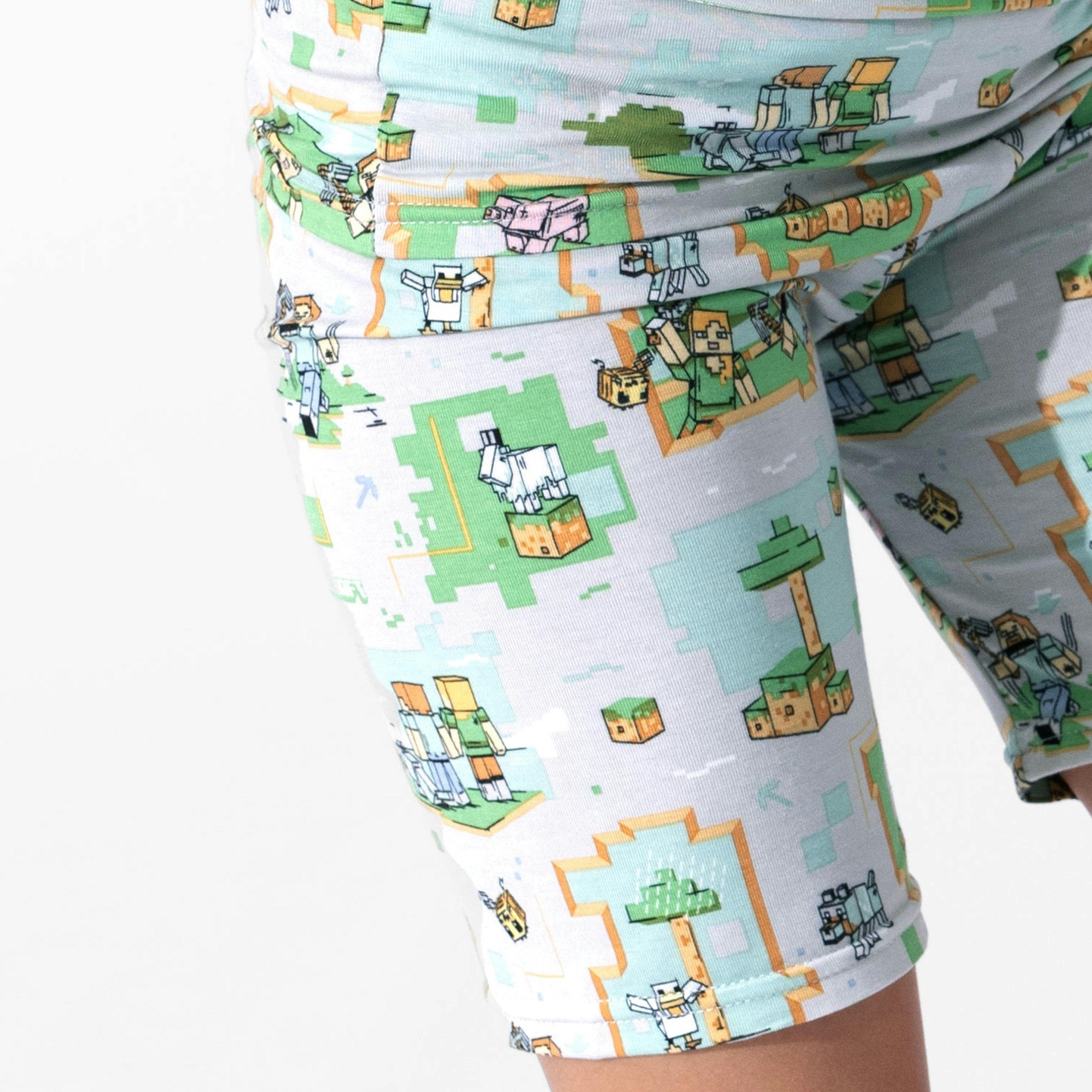 Minecraft Overworld Dreams Kids Pajama Short Set
